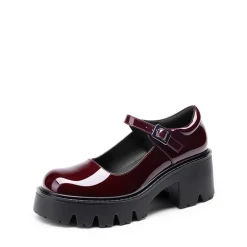 Chunky Platform Mary Jane Pumps