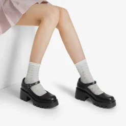 Chunky Platform Mary Jane Pumps