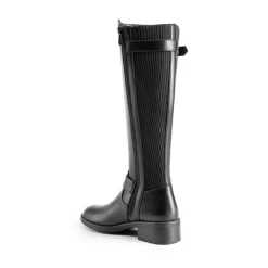 Classic Buckle Riding Knee-High Boot