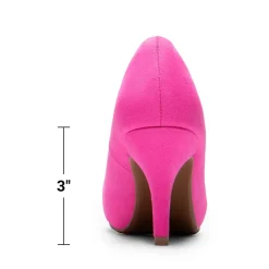 Classic Closed Toe 3 Inch Heels Pumps