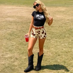 Classic Comfy Square-Toe Mid-Calf Cowboy Boots