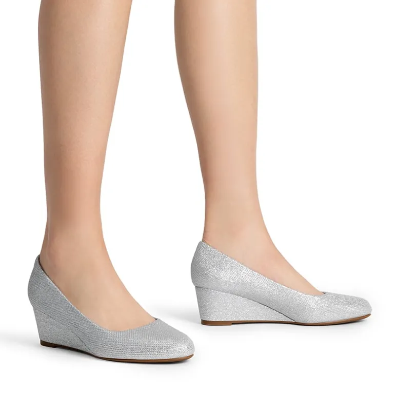 Classic Slip-On Wedge Heel Pumps