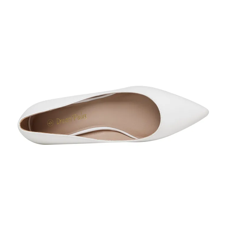 Closed Toe Block Heel Pumps