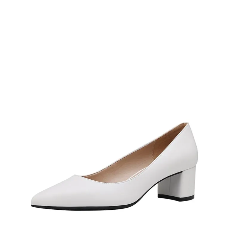 Closed Toe Block Heel Pumps