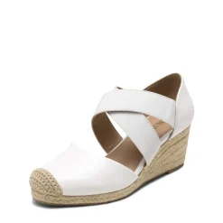 Closed-Toe Criss Cross Espadrille Sandals