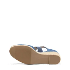 Closed-Toe Criss Cross Espadrille Sandals