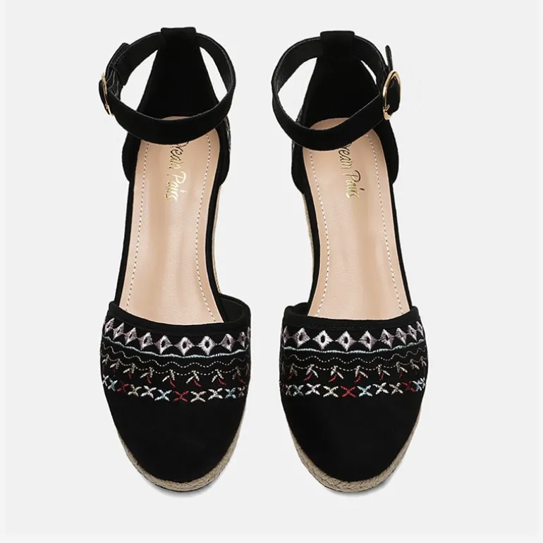 Closed Toe Espadrille Wedges