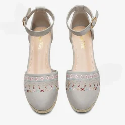 Closed Toe Espadrille Wedges