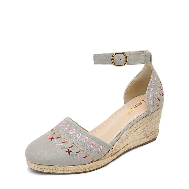 Closed Toe Espadrille Wedges
