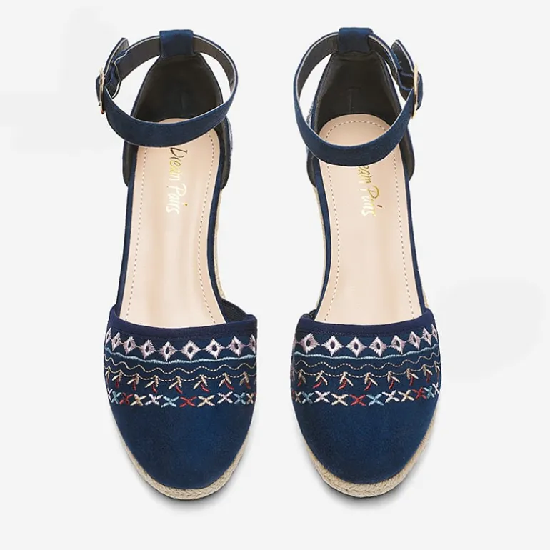 Closed Toe Espadrille Wedges
