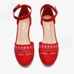 Closed Toe Espadrille Wedges