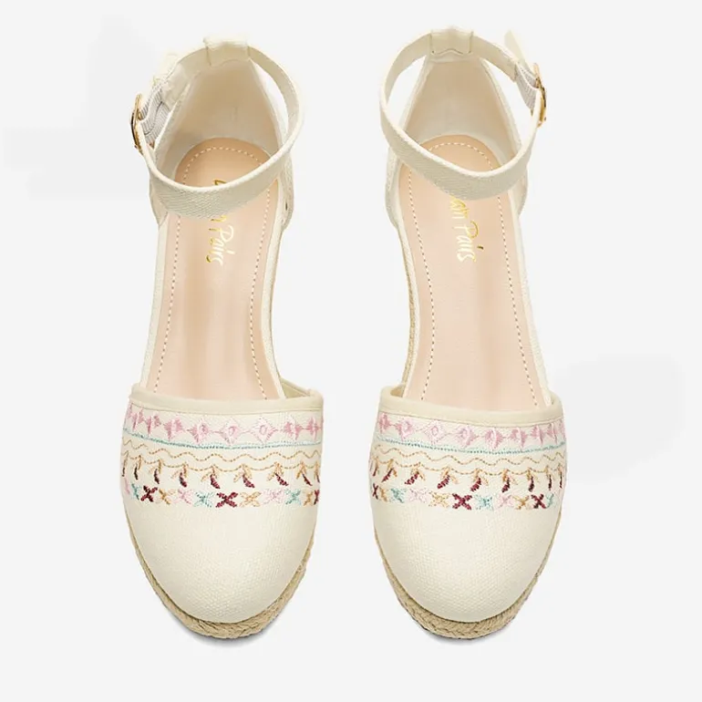 Closed Toe Espadrille Wedges