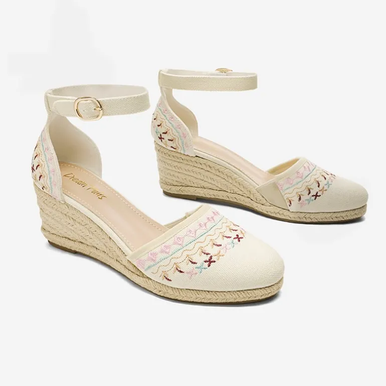 Closed Toe Espadrille Wedges