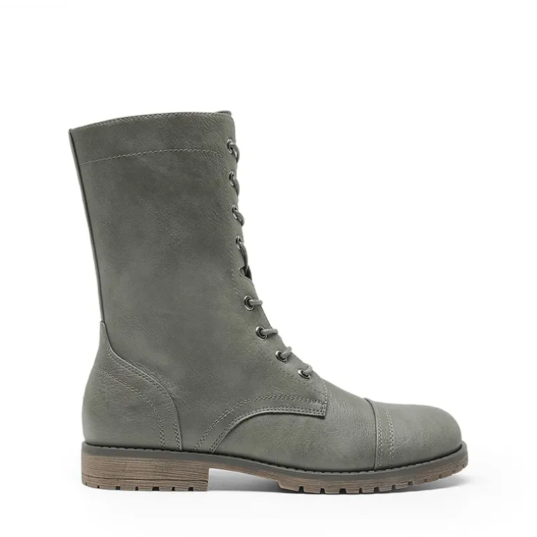 Combat Mid-calf Boots