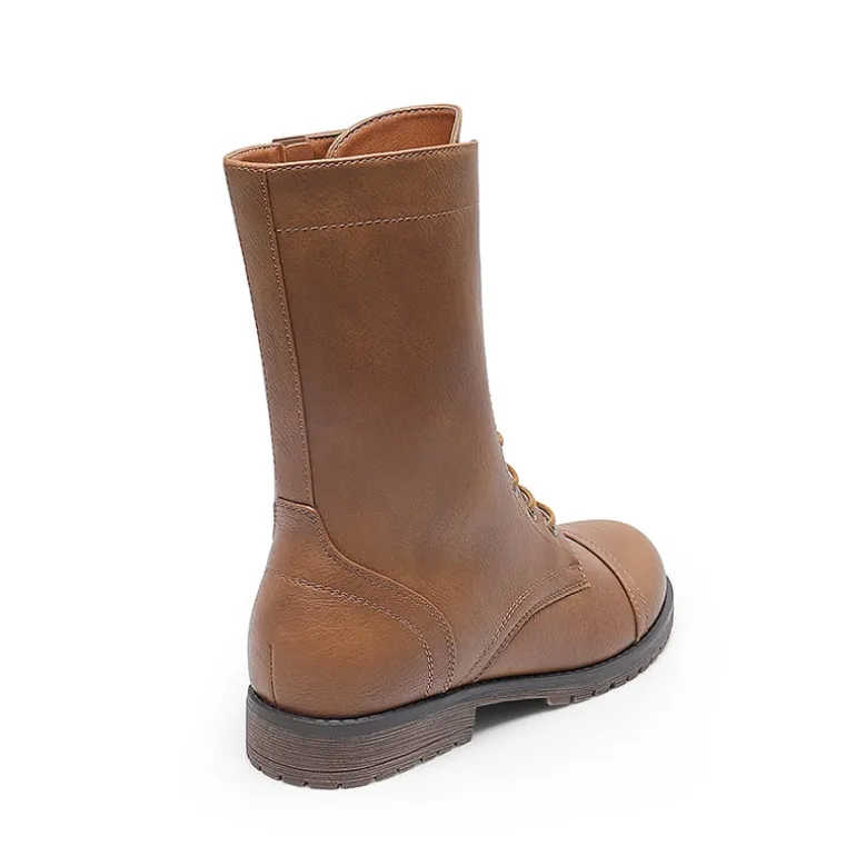 Combat Mid-calf Boots