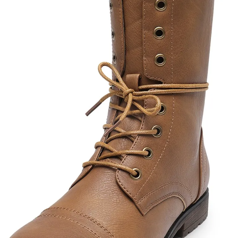 Combat Mid-calf Boots