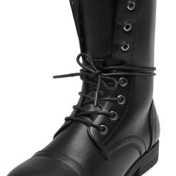 Combat Mid-calf Boots