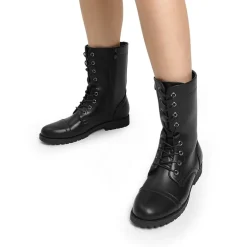 Combat Mid-calf Boots