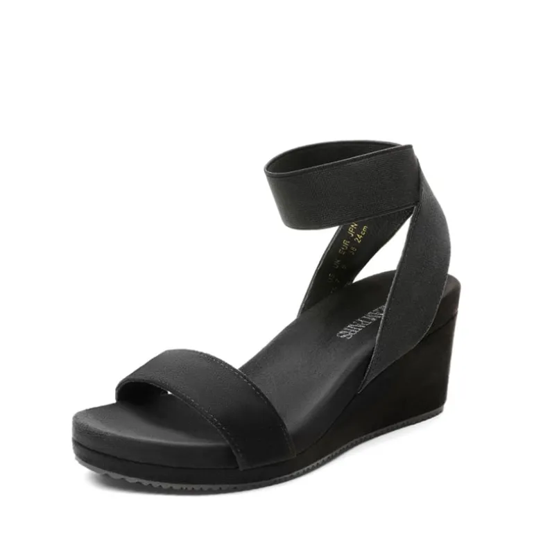 Comfortable Ankle Strap Platform Wedge Sandals