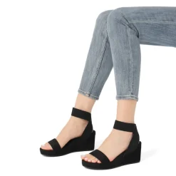 Comfortable Ankle Strap Platform Wedge Sandals