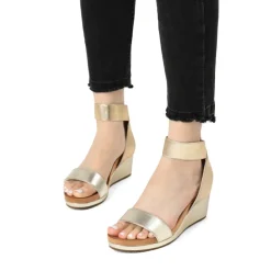 Comfortable Ankle Strap Platform Wedge Sandals