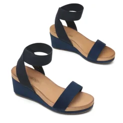 Comfortable Ankle Strap Platform Wedge Sandals