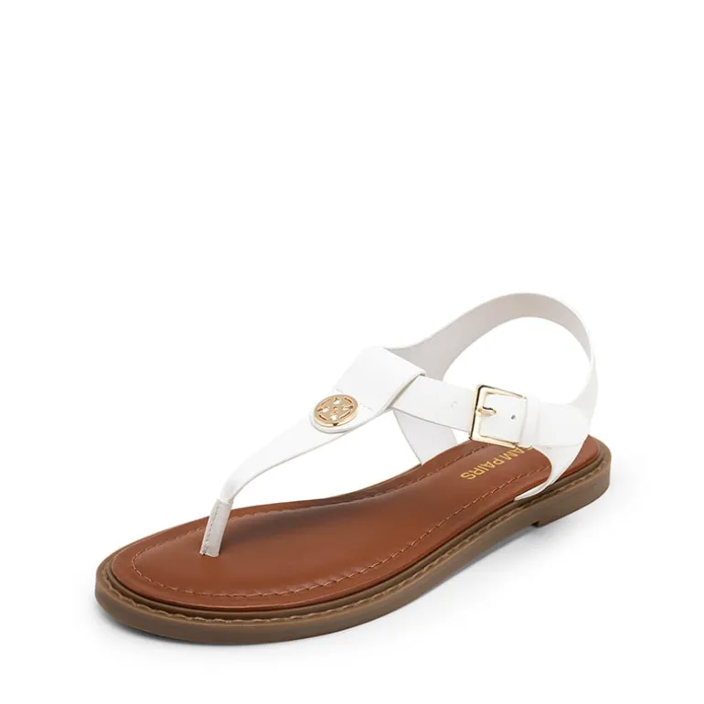 Comfortable Chic T-strap Flat Sandals