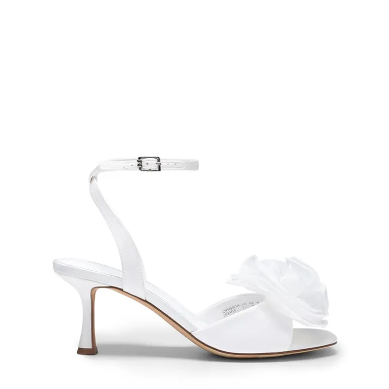 Comfortable Elegant Floral Kitten Heeled Sandals
