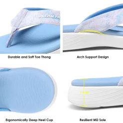 Comfortable Flip Flops With Arch Support