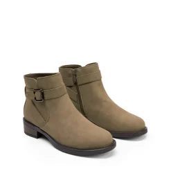 Comfortable Low Block Heel Ankle Boots