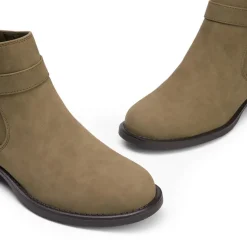 Comfortable Low Block Heel Ankle Boots