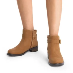 Comfortable Low Block Heel Ankle Boots