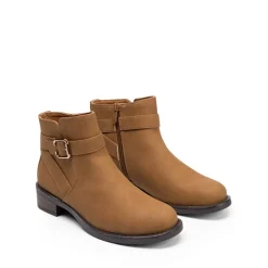 Comfortable Low Block Heel Ankle Boots
