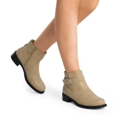 Comfortable Low Block Heel Ankle Boots