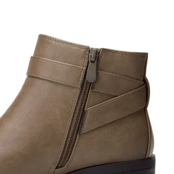 Comfortable Low Block Heel Ankle Boots