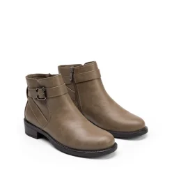 Comfortable Low Block Heel Ankle Boots
