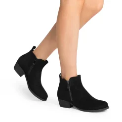 Comfortable Low Heel Ankle Boots