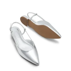 Comfortable Pointed-Toe Slingback Flats