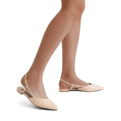 Comfortable Pointed-Toe Slingback Flats