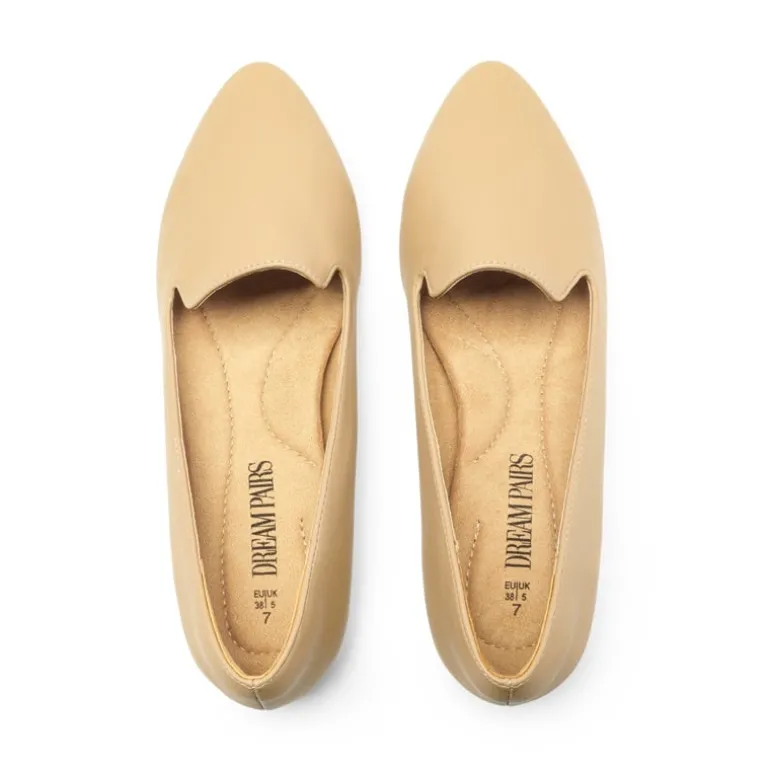 Comfortable Pointed Toe Slip On Loafers