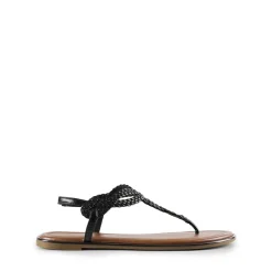 Comfortable T-Strap Thong Flat Sandals