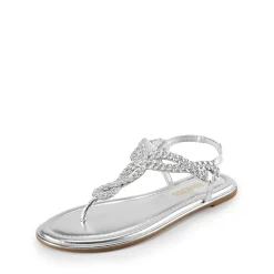 Comfortable T-Strap Thong Flat Sandals