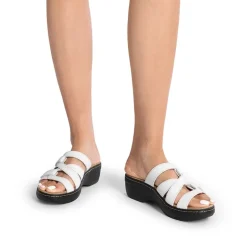 Comfort Arch Support Wedge Slide Sandals