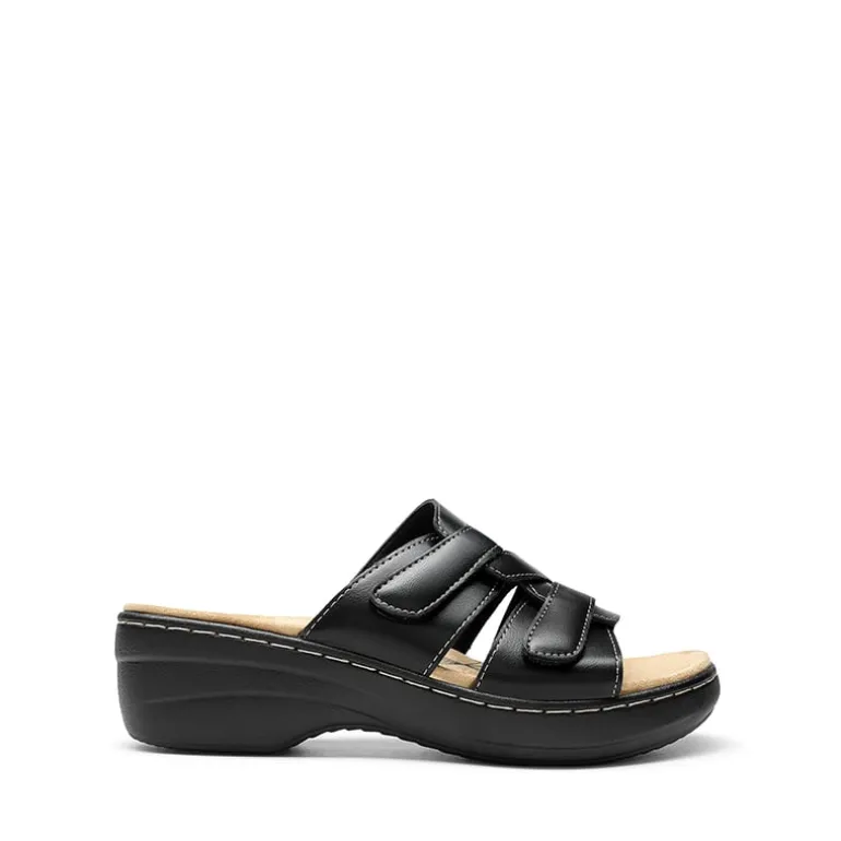 Comfort Arch Support Wedge Slide Sandals