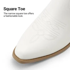 Comfort Square-toe Knee-high Cowboy Boots