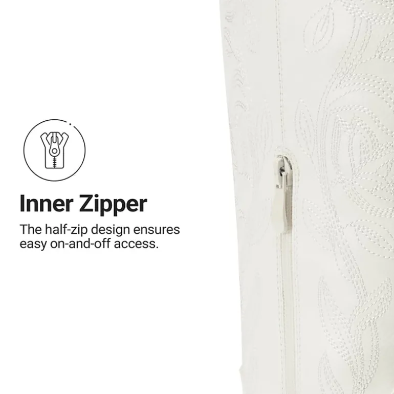 Comfort Square-toe Knee-high Cowboy Boots
