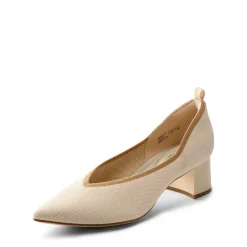 Comfy Chunky Heel Knit Pumps