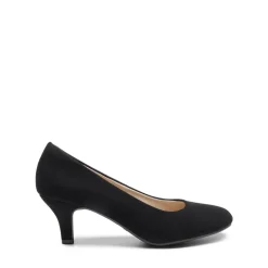Comfy Round Toe Low Heel Pumps