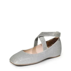 Criss Cross Elastic Ankle Strap Flats