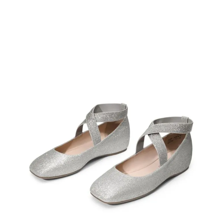 Criss Cross Elastic Ankle Strap Flats